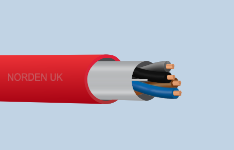 Norden FireNor PH120 Stranded Conductor Paired Fire Resistant Cable UAE