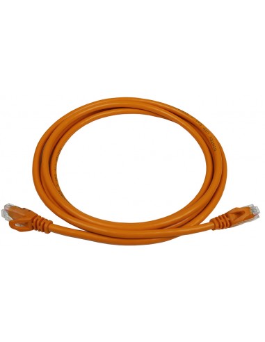 Norden Cat6 U/UTP Patch Cord 2M Orange PVC – High Speed Ethernet Cable UAE
