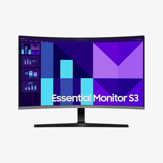 Samsung 32″ Essential S3 100Hz Full HD Curved Monitor | LS32D392GAMXUE