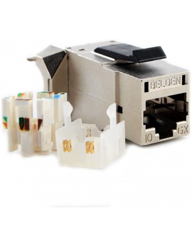 Belden RVAMJKSME-B24 REVConnect 10GX STP Modular Jack Metal – Cat6A Keystone Jack UAE